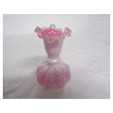 Fenton Peach Crest Vase
