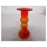 Blanko Amberina Crackle Candle stick