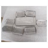 Wild Geese aluminum snack trays