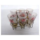 Mid Cen. Rodeo tumbler set