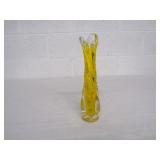 Yellow Murano vase.