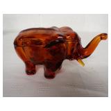 Vtg. Amber Elephant Candy 1920