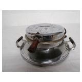 Antique Chrome Waffle iron