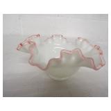 Fenton Rose Crest Bowl