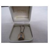 14k Gold, Sterling, Diamonds 18" chain