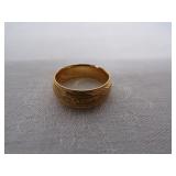 Heavy 14k Gold Wedding band