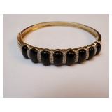 14K Gold, Onyx, & Diamonds