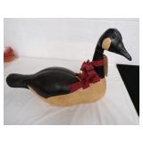 Large Vintage hand carved Goose