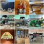 West Alexander, PA: JD 2025R 4WD Tractor, JD Gators, Box Trailer, Sporting Goods, Farm Implements, 