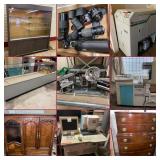 Morgantown, WV: Antique and Vintage Camera Equipment, Commercial Printers, Electronics, Office Furn