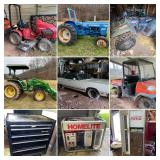 Pullman, WV: Estate Auction: Kubota RTV 900, JD 990 Tractor, Farm Equipment & Implements, Sporting 