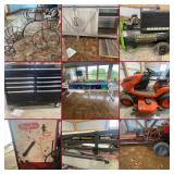 Washington, PA: AWD Kubota Diesel Riding Mower, Like New Quilting Machine, Air Compressors, Tools, 