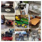 South Connellsville, PA: Estate of Charles Hensel: JD Lawn Tractor, Tools and Shop Items, Woodworki