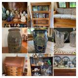 Hopwood, PA: Complete Contents of the Home: Glassware, Stoneware, Local Collectibles, Oak Furniture Hopwood, PA: Complete Contents of the Home: Glassware, Stoneware, Local Collectibles, Oak Furniture