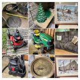 Brownsville, PA: Moving Auction: Household Furniture, JD X300 Lawn Tractor, Framed Prints, Tools, C