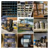 Ashland, KY: Complete Business Liquidation of Bluegrass Surplus: Caterpillar Dozer, Forklift, Tons 