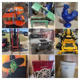 Milton, WV: Komatsu Excavator,  Skid Steer, Pallet Forks,  Augers, Buckets, Lawn Mowers, Tillers, E Milton, WV: Komatsu Excavator,  Skid Steer, Pallet Forks,  Augers, Buckets, Lawn Mowers, Tillers, E