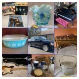 Uniontown, PA: 2012 Chevrolet Avalanche,10 Guitars, Baby Grand Piano, Vibraphone, Drum Sets, Qualit