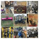 Carmichaels, PA: Online Only Estate Auction Polaris Ranger, Farm Implements, Tools Quality Gym Equ