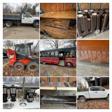 Wheeling, WV: Oglebay Park & Wilson Lodge surplus items: Used vehicles, Glass Works, Grill signs a