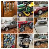 Masontown, WV - 06 Ford 500 WLow Miles, Lawn Tractors, Antiques, Household Goods, Pyrex and More