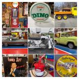 Shinnston, WV: Over 600 Lots! Live Antique Auction with additional online bidding, Collector Cars &