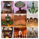 Oak Hill, WV: Willard Lee Ball Estate: Beautiful Glassware, China, Antique Furniture, and Househol