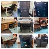 Clarksburg, WV: Canon Professional Printer, Antique & Modern Office Furniture, Drafting Tables, Ant