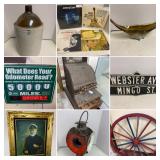 Morgantown, WV: Huge Antique Auction 3 of 3 for Sanders Antiques of Morgantown, WV 400 lots!