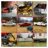 Tunnelton, WV: Equipment & Estate Auction: GMC Sierra, F 550 Utility Truck, Zero Turn Mowers, Shi