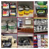 HARTLAND PLANING MILL LIQUIDATION: SESSION ONE: Hardware Store, Paint Supplies, Construction Supp