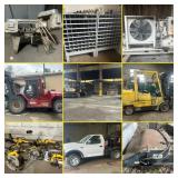 Clarion County, PA: Taylor Hyster Forklift, Prentic Knuckleboom Loader, Shop Equipment, Tools, Equ