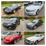 Glenville, WV: 66 Cutlass, 88 Mercedes, 07 BMW 328i, Genie Lift, 15 Range Rover, 13 Mercedes E