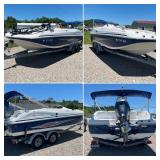 Shinnston, WV: 2012 Hurricane SD Sport 188 Deck Boat, Yamaha F150 Outboard & EZ Loader Trailer 