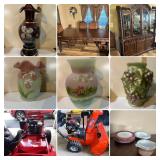 Grafton, WV: Like New Snapper Mower, Quality Furniture, Fenton Glassware, Household Goods, Fishing 