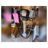 Ironton 6" bench grinder on pedestal (powers on but wire brush wheel is too big)