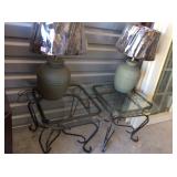 end tables and lamps