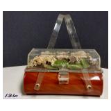 LUCITE BOX PURSE