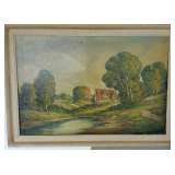 Oil on Canvas Painting Signed