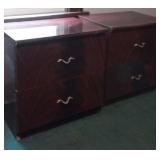 2 matching night stands very solid good condition