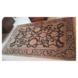 Black Karastan Wool Rug