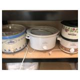 Set of 4 Entertainment Crockpots