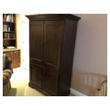 Solid Wooden Armoire Cabinet