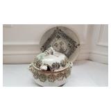 Stoneware Tureen and Platter