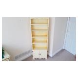 Tall Yellow Bookcase