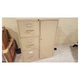 File Cabinet with Safe