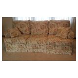 Rose-Print Sofa