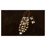 Turquoise & Stones Necklace & Earrings