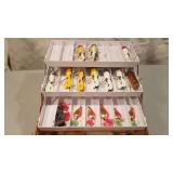 Vintage Fishing Lures & Tacklebox