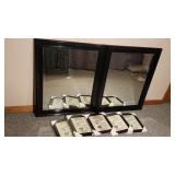 Black Frames and Mirrors